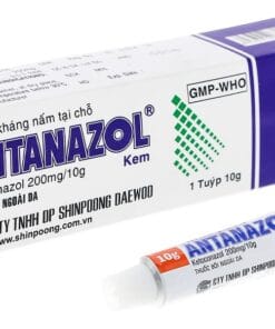 Kem bôi nấm Antanazol 10g (Ketoconazol)  điều trị nấm da, lang ben, nấm móng, nấm da đầu