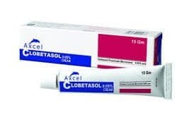AXCEL CLOBETASOL 0.05% CREAM tuýp 15g điều trị vảy nến, viêm da cơ địa