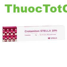 Crotamiton 10% Cream STELLA điều trị bệnh ghẻ, ngứa da do ghẻ (tuýp 20g)