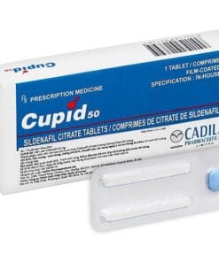 Cupid 50 (Sildenafil 50mg)- CADILA trị rối loạn cương dương nam giới