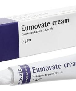 Eumovate Cream tuýp 5g (Clobetason Butyrate 0.05%) điều trị viêm da cơ địa, giảm viêm ngứa