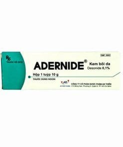 Kem bôi da ADERNIDE (Desonide 0,1%) An Thiên tuýp 10g điều trị viêm da cơ địa, dị ứng da, chàm sữa