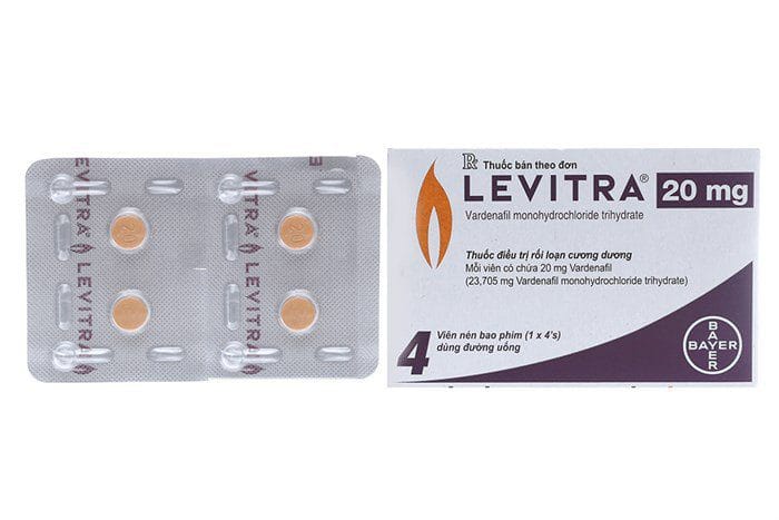 Levitra 20mg BAYER H/4v điều trị rối loạn cương dương 6 Levitra 10mg| thuoctotgiasi.shop