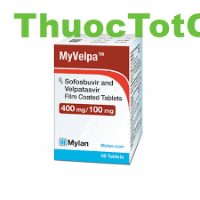 Thuốc MYVELPA Mylan (Sofosbuvir 400mg/ Velpatasvir 100mg) điều trị viêm gan C mạn tính (28 viên)