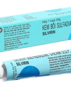 Silvirin Cream tuýp 20g điều trị bỏng độ 2 và 3, vết trầy da, vết thương
