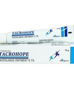 Tacrohope 0.1% Cream (Tacrolimus 0.1%) 10g điều trị chàm thể tạng, viêm da dị ứng