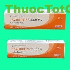 Tazoretin Gel 0.3% 10g điều trị mụn trứng cá hiệu quả nhanh