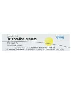 Trizomibe Cream Hasan (Clotrimazole 1%) điều trị nấm Candida, hắc lào, lang ben, nấm móng tay chân (15g)