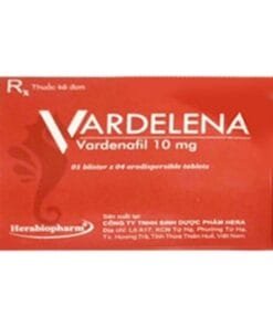 Thuốc VARDELENA (Vardenafil 10mg) Herabiopharm H/4v điều trị rối loạn cương dương thế hệ mới ít tác dụng phụ