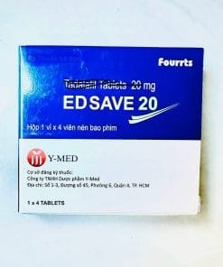 EDSAVE 20 (Tadalafil 20mg) H4v điều trị rối loạn cương dương, yếu sinh lý nam