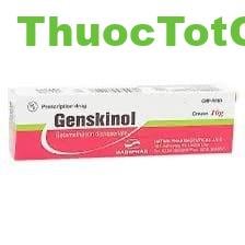 Kem bôi nấm ngứa Genskinol Hadiphar điều trị viêm da do tiếp xúc, hăm da, dị ứng da, lang ben, hắc lào, nấm đồng tiền (10g)