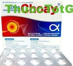 Alpha Chymotrypsine Choay SANOFI điều trị phù nề sau chấn thương, phẩu thuật, bỏng (2 vỉ x 15 viên)