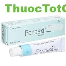 FENDEXI Cream 5g (Acid Fusidic) điều trị viêm nang lông, nhiễm khuẩn da, chốc lở, mụn viêm