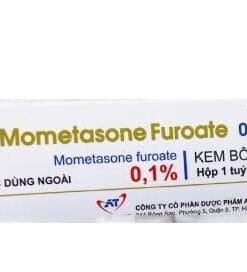 Kem bôi da AT Mometasone Furoate 0,1% An Thiên điều trị viêm da cơ địa, vảy nến, chàm, viêm ngứa (10g)