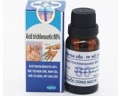 Bôi mụn cóc Acid Trichloracetic 80% của BV Da liễu TPHCM (Việt Nam)