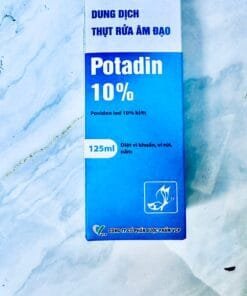 Potadin 10 (Povidin 10%) dung dịch sát khuẩn phụ khoa, rửa vết thương, viêm nấm âm đạo