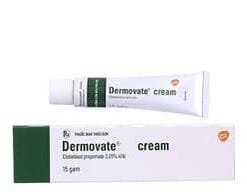Kem bôi vảy nến Dermovate Cream GSK (Clobetasol propionat) điều trị vẩy nến, viêm da cơ địa, lichen phẳng, Lupus ban đỏ dạng đĩa (15g)