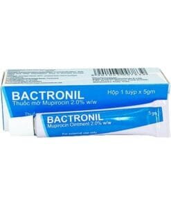 Bactronil 5g (Mupirocin 2%) dạng thuốc mỡ bôi da, điều trị viêm nang lông, viêm da nhiễm khuẩn, lở da, mụn viêm, mụn mủ