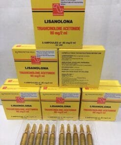 Thuốc tiêm Lisanolona 80mg/2ml (hộp 5 ống x 2ml)