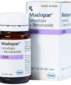 Thuốc Madopar 250mg Roche (200mg Levodopa và 50mg Benserazide) điều trị bênh Parkinson vô căn