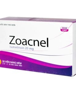 Thuốc Zoacnel (Isotretinoin 20mg) DaviPharm điều trị mụn trứng cá, làm đẹp da mụn