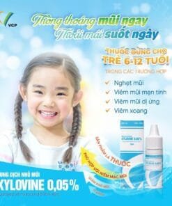 Dung dịch nhỏ mũi Xylovine 0.05% VCP (Xylometazolin Hydroclorid 0.05%)