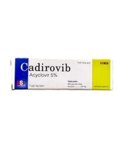 Thuốc Cadirovib (Acyclovir 5%) tuýp 5g chính hãng