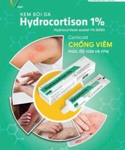 Kem bôi Hydrocortison 1% VCP 15g điều trị viêm da cơ địa, chàm sữa