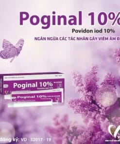 Thuốc Poginal 10% VCP ngăn ngừa viêm nhiễm âm đạo