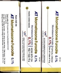 Kem bôi da A.T Mometasone Furoate 0,1% An Thiên điều trị viêm da cơ địa, chàm, vảy nến, viêm ngứa (10g)