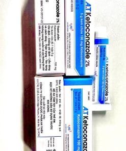 Kem bôi nấm da AT Ketoconazole 2% An Thiên điều trị nấm da, lang ben, hắc lào 3 a.t ketoconazole2 anthien
