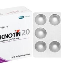 Thuốc Acnotin 20 (Isotretinoin USP 20 mg) điều trị mụn trứng cá
