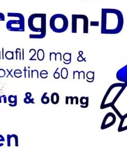 Thuốc Dragon D (Tadalafil 20mg+Dapoxetine 60mg) for men điều trị liệt dương, xuất tinh sớm, yếu sinh lý, rối loạn cương dương
