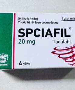 Thuốc Spciafil 20 h/4v điều trị rối loạn cương dương, dương vật bị xìu nhanh, khó cương cứng
