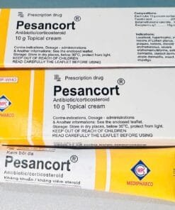 Kem bôi Pesancort Medipharco điều trị vảy nến, viêm da cơ địa, viêm nang lông, ngứa da, nổi mẩn đỏ