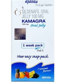 Thuốc Kamagra Oral Jelly 100mg điều trị rối loạn cương dương, khó cương dương