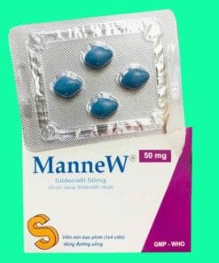 Thuốc ManneW (Sildenafil 50mg) điều trị rối loạn cương dương, dương vật khó cương cứng