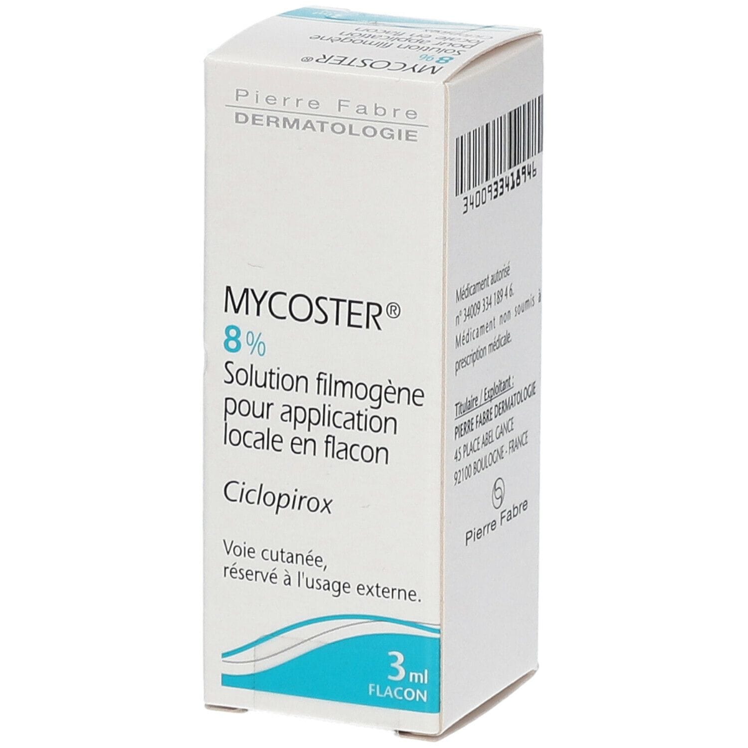 Thuốc Mycoster 8% 3ml (Ciclopirox 8%) điều trị nấm móng hiệu quả 4 Mycoster 8 % 3 ml (CICLOPIROX 8%)