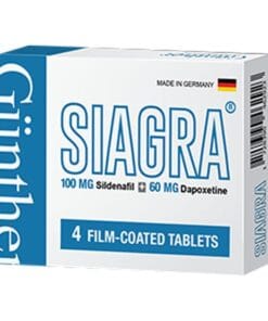 Thuốc Siagra (100mg Sildenafil + 60mg Dapoxetine) điều trị YSL, XTS, RLCD