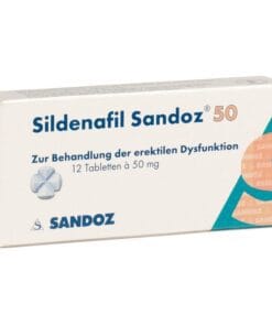 Thuốc Sildenafil Sandoz 50 điều trị rối loạn cương dương, dương vật không đạt cương cứng