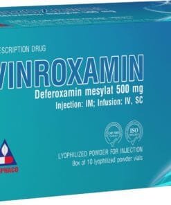 Thuốc Vinroxamin (Deferoxamine mesylat 500mg) Vinphaco
