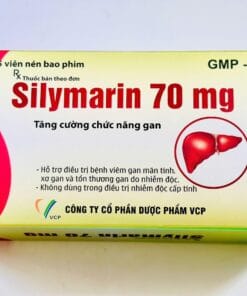 Thuốc Silymarin 70mg VCP điều trị viêm gan mạn tính, xơ gan