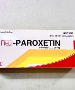 Thuốc Medi-PAROXETIN (Paroxetin 20mg) MEDISUN H/30v điều trị trầm cảm nặng
