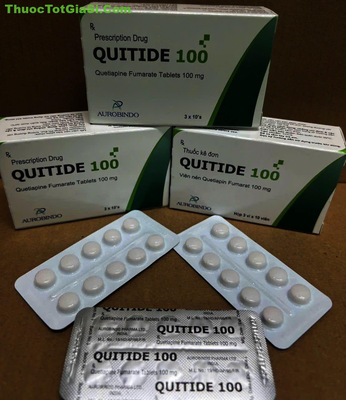 Thuốc QUITIDE 100 Aurobindo hộp 30 viên 3 Thuốc QUITIDE 100 Aurobindo | thuoctotgiasi.shop