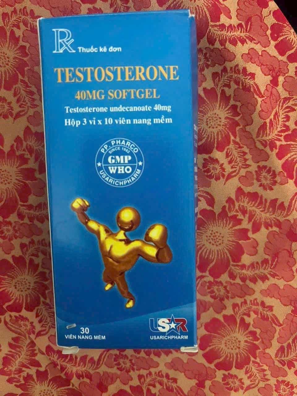 Thuốc TESTOSTERONE 40mg USARICHPHARMA hộp 30 viên 3 Thuốc TESTOSTERONE 40mg USARICHPHARMA hộp 30 viên | thuoctotgiasi.shop