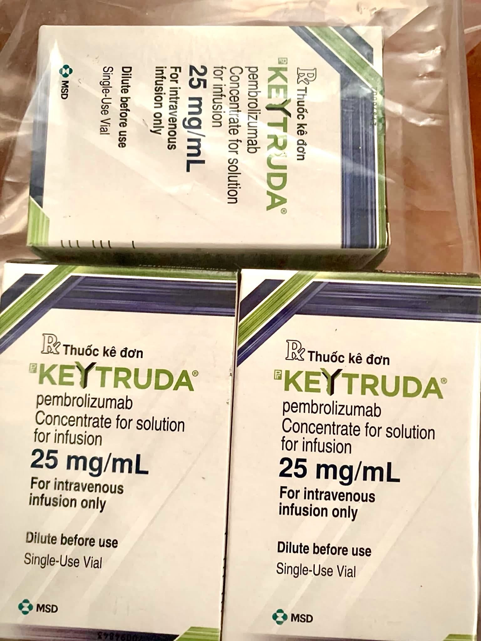 Keytruda 25mg/ml MSD Pembrolizumab Keytruda 25mg/ml MSD Pembrolizumab