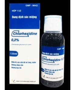Nước súc miệng Chlorhexidine 0.2% VCP 125ml 