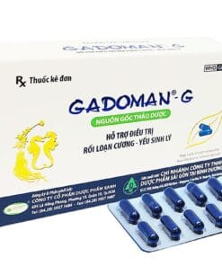 Thuốc Gadoman-G H/30v điều trị yếu sinh lý nam, rlcd, xts