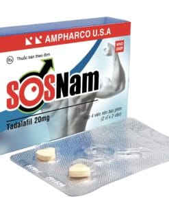 Thuốc Sosnam (Tadalafil 20mg) AMPHARCO USA điều trị rối loạn cương dương H/4v