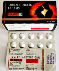 Thuốc Tadalafil Tablets IP 10mg (Fun night-10) điều trị rối loạn cương dương H/100v